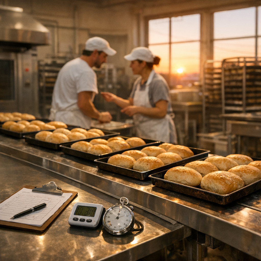 Bakery Line Balancing for the Morning Bake